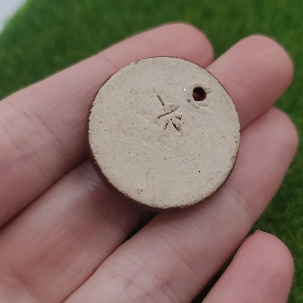 Lava Ceramic‎ Round Pendant P307